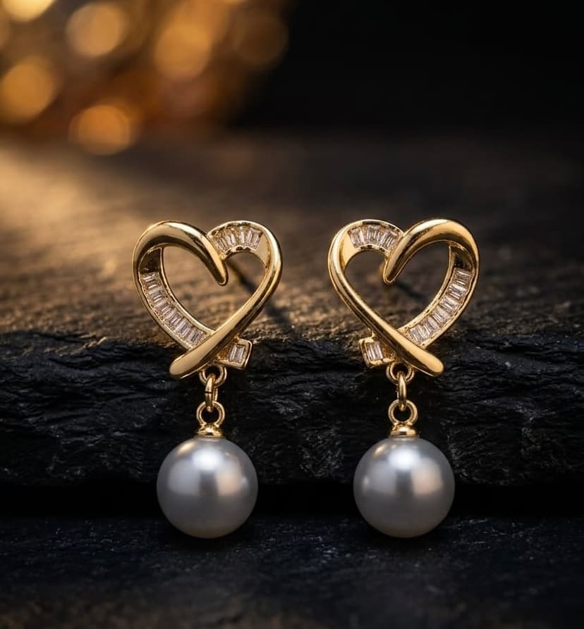 Romantic Heart Earrings