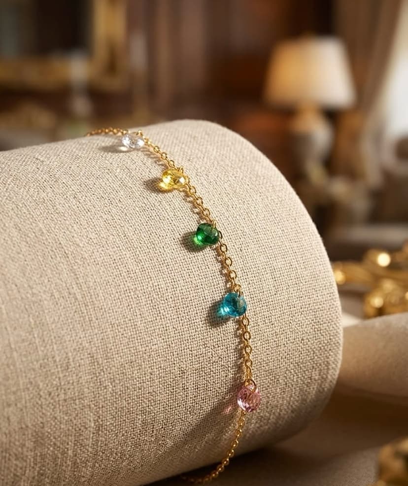 Rainbow Gemstone Bracelet