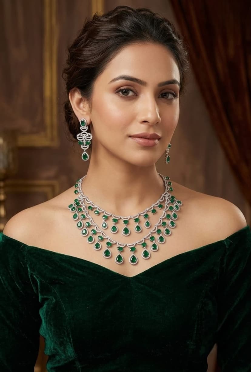 The Emerald Empress Layered Set