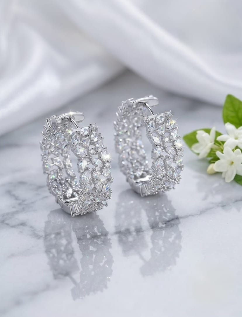 The Starlight Mosaic Hoops